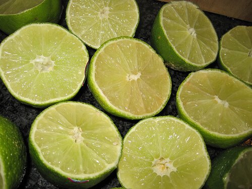 Lime halves