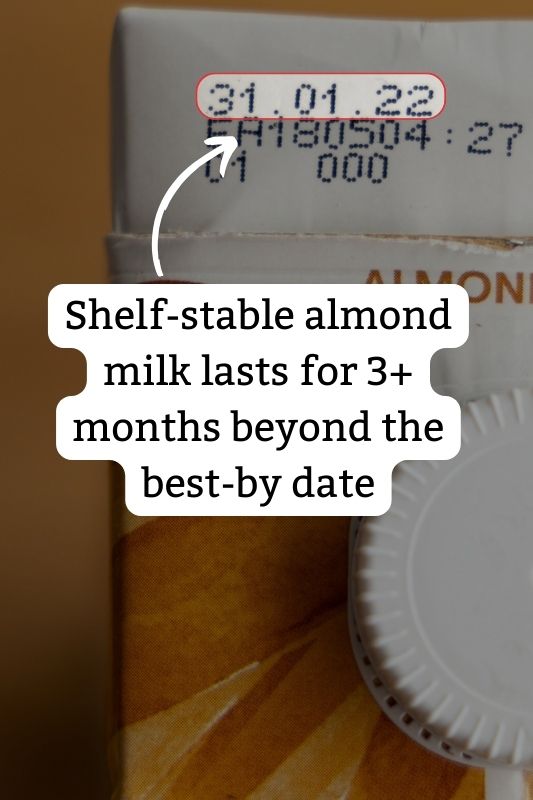 Almond milk best by date