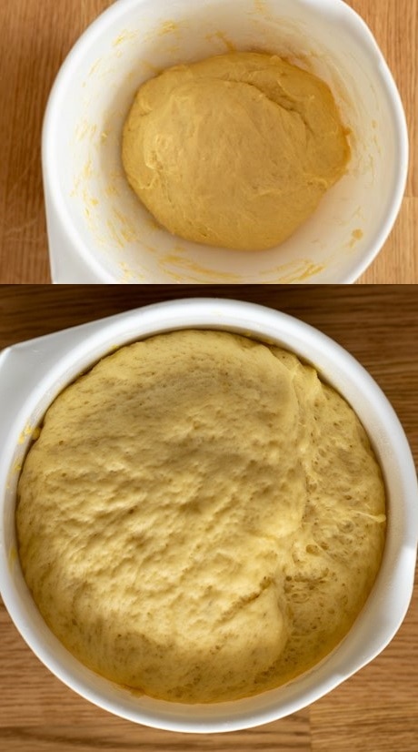 Another dough from frozen yeast