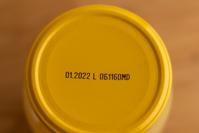 Applesauce: date on label