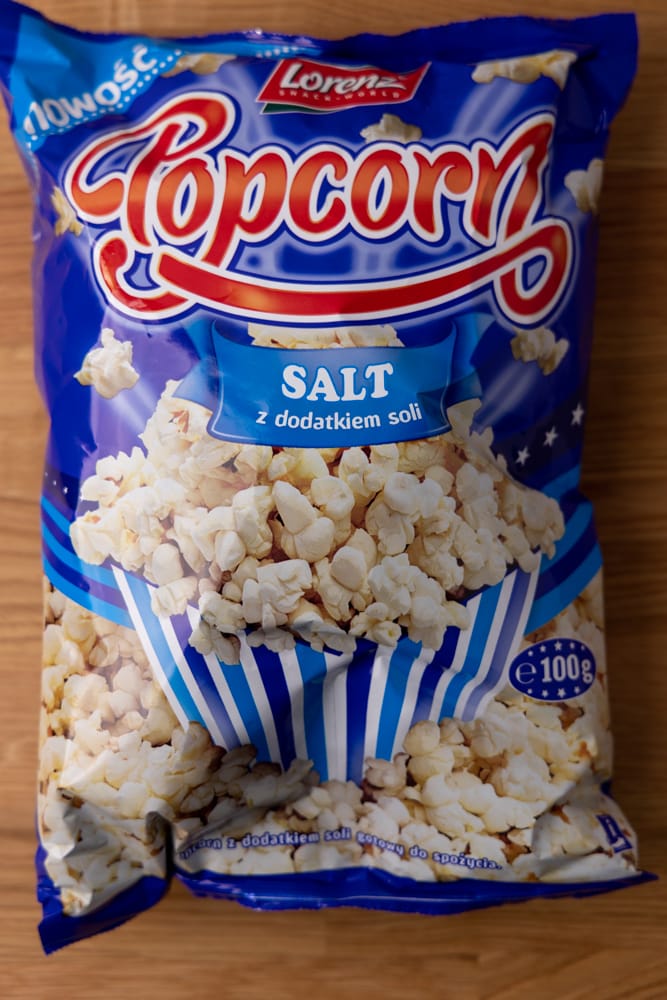 Bag of popcorn