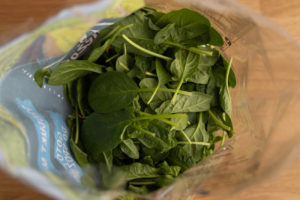 Bag of spinach