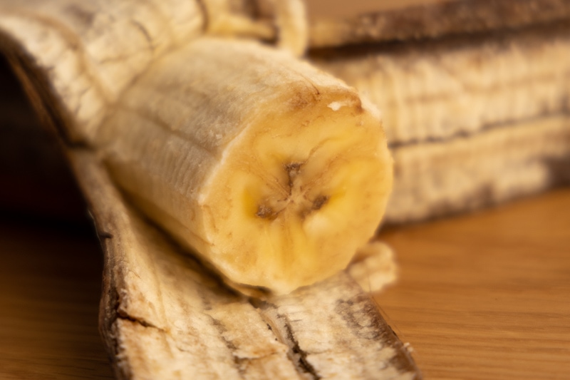 Banana flesh browning