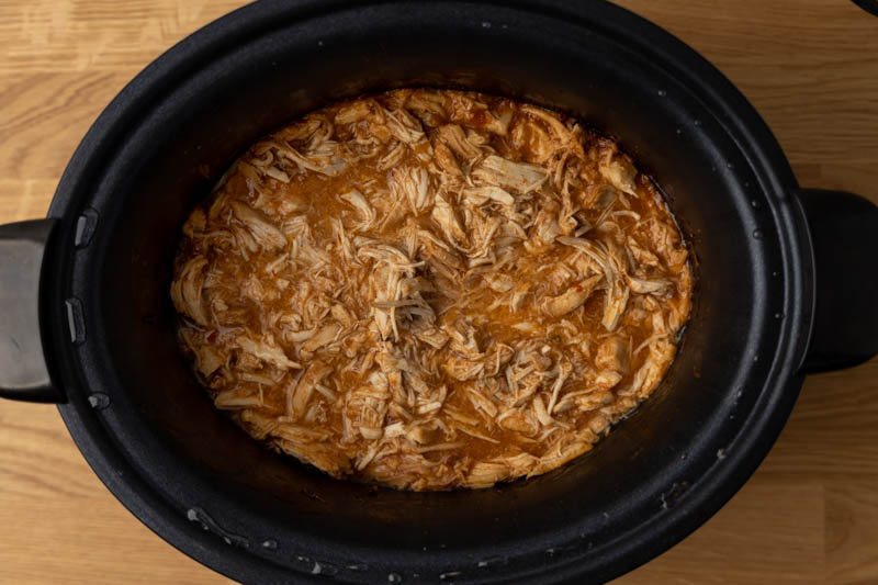 Barbecue shredded chicken