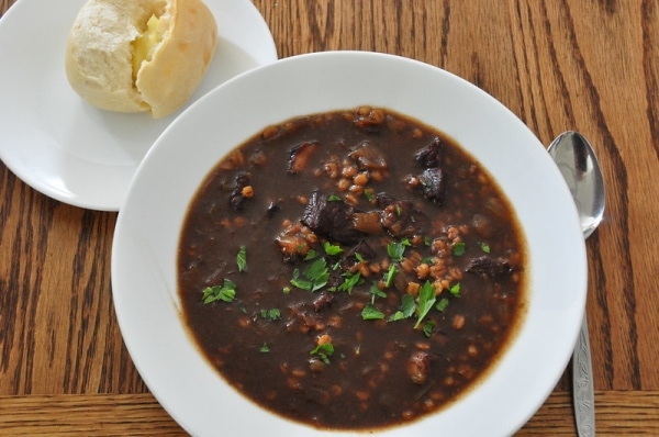 Beef and barley soup