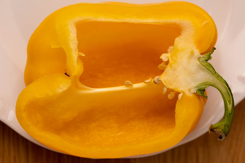 Bell pepper halved
