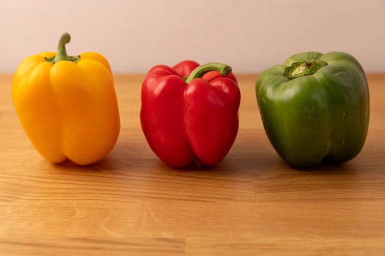 Bell peppers side by side