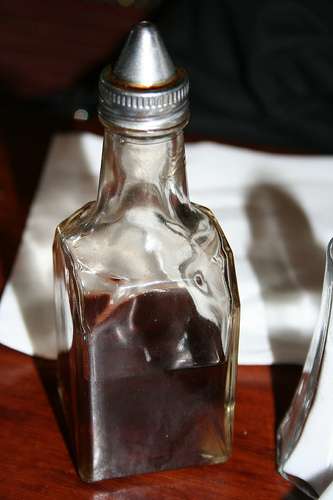 Bottle of vinegar