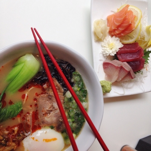 Bowl of miso ramen