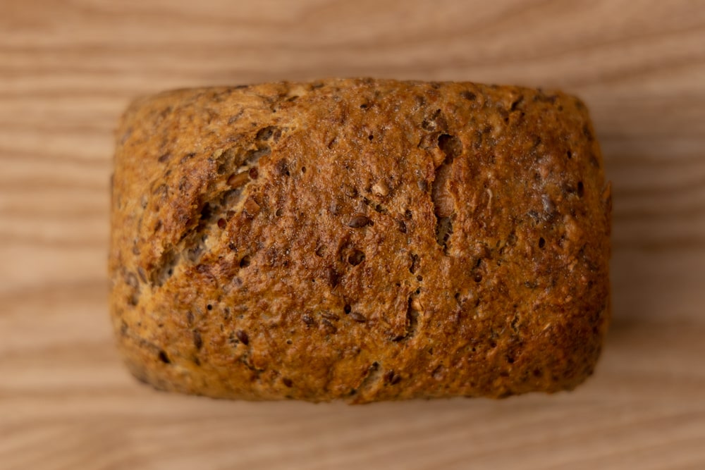 Bread on a cutting board