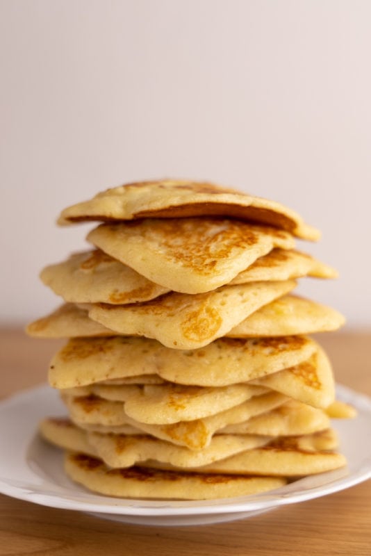 Bunch of buttermilk-based pancakes