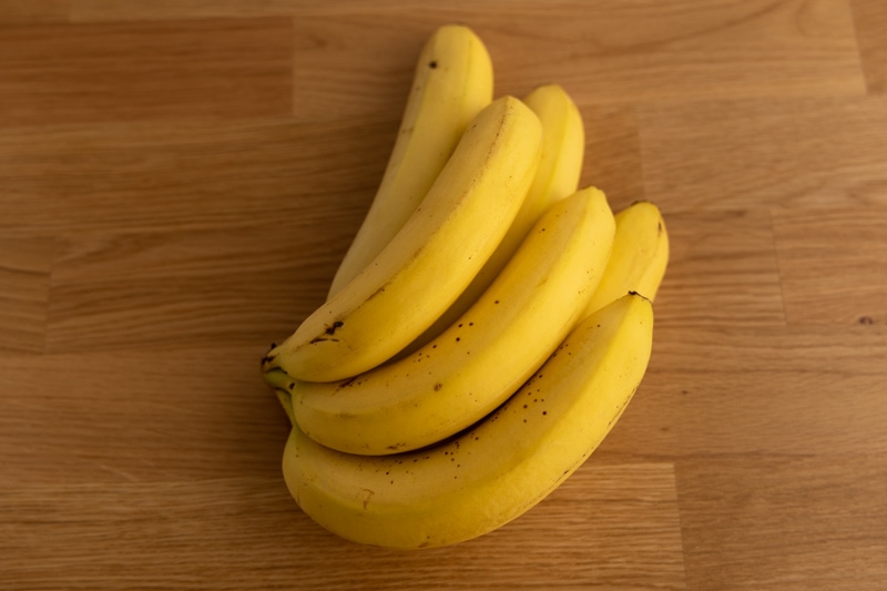 Bunch of yellow bananas
