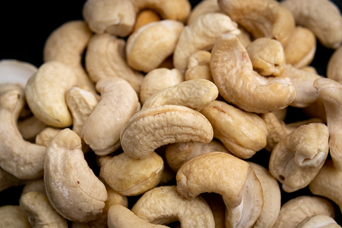 Pile of cashews