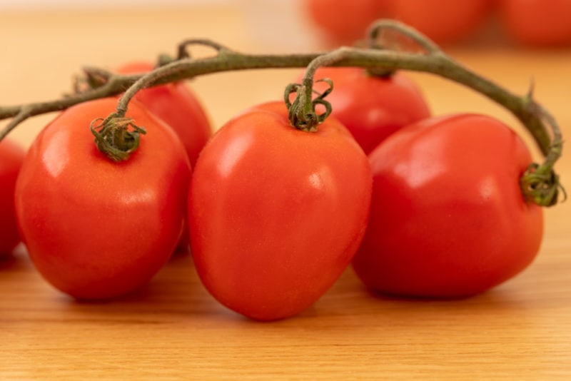 Cherry tomatoes on the vine