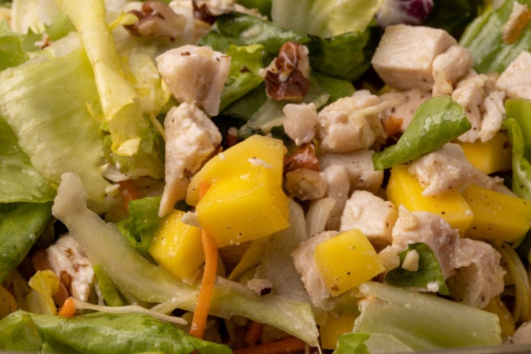 Chicken salad closeup
