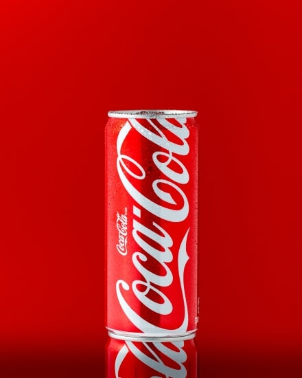 A can of Coca Cola