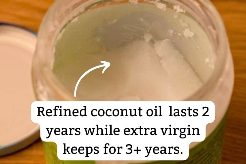 Coconut oil shelf life