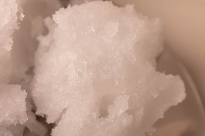 Coconut oil solid