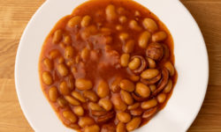 Cooked baked beans