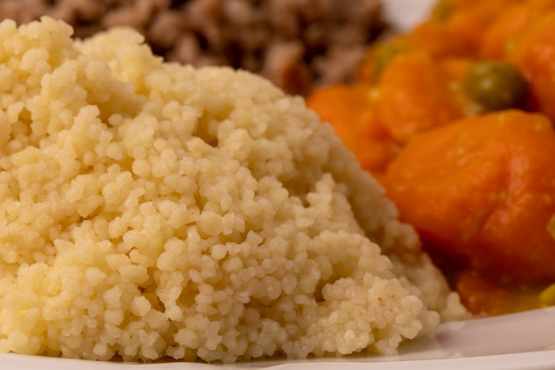 Cooked couscous