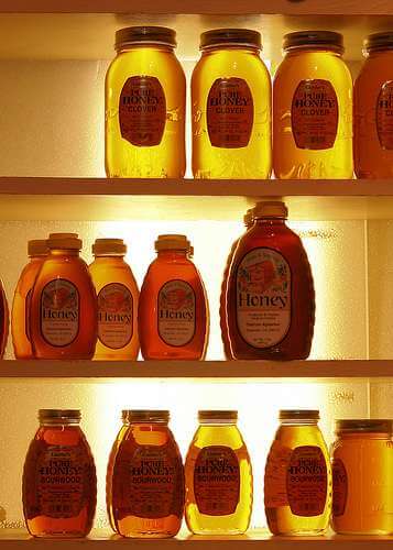 Jars of honey