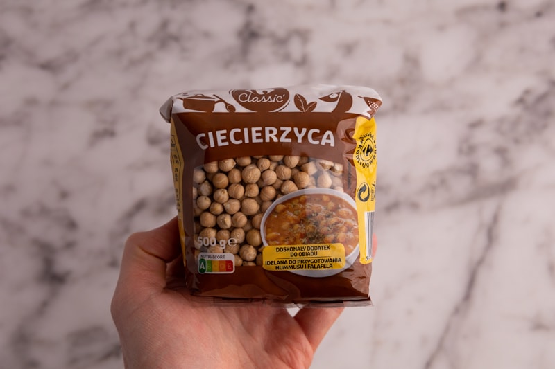 Dried chickpeas bag