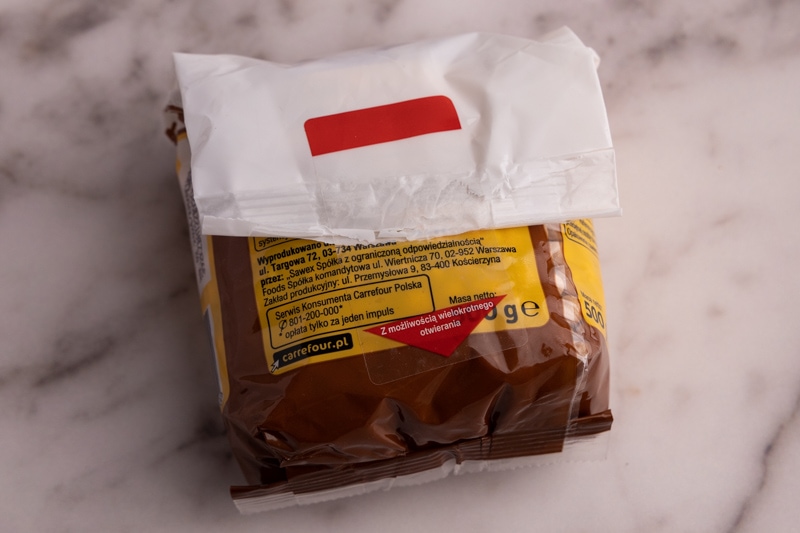 Dried chickpeas sealed bag