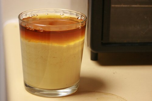 Double layer eggnog