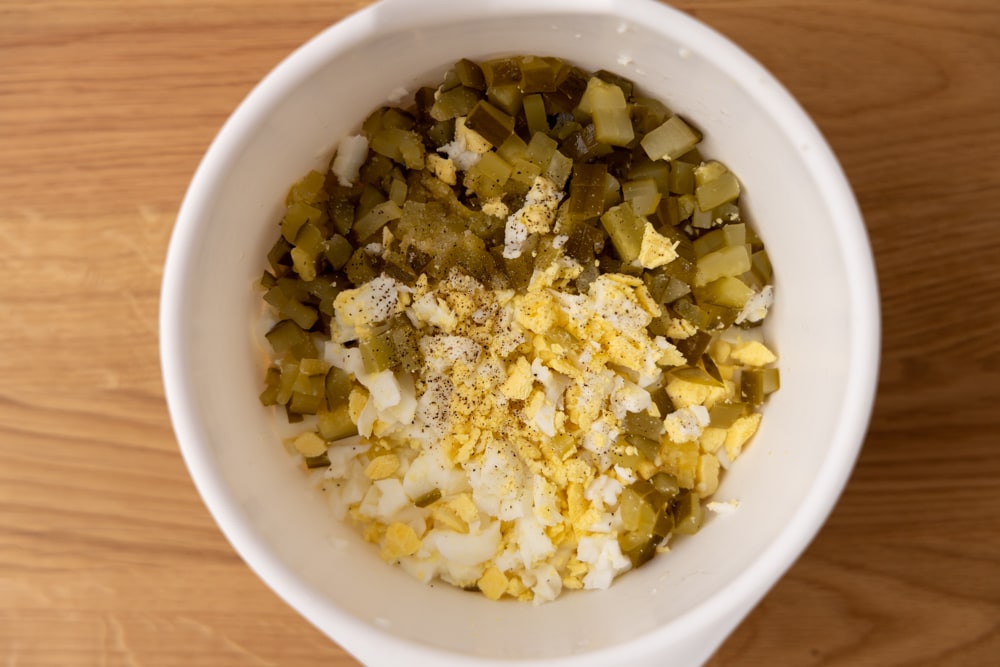 How long is egg salad good in refrigerator 2 Egg salad prep