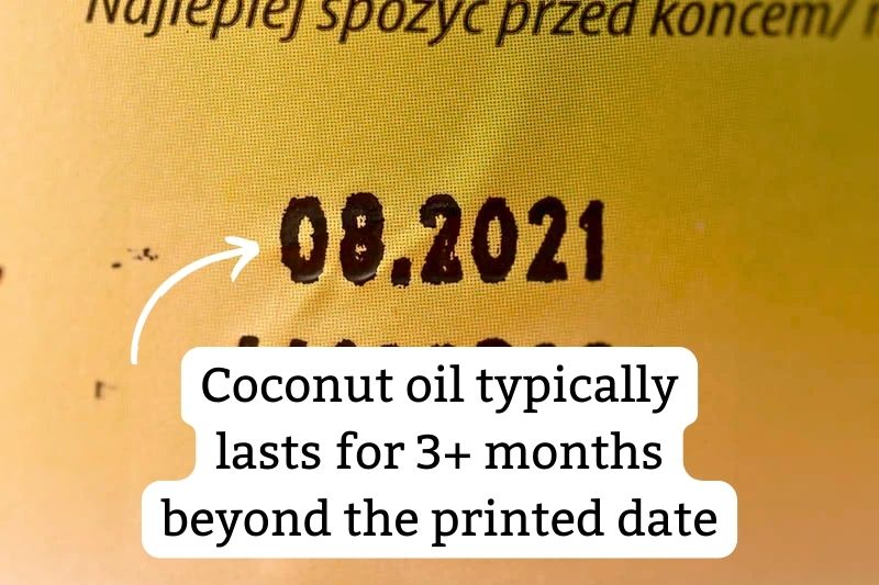 Expired coconut oil