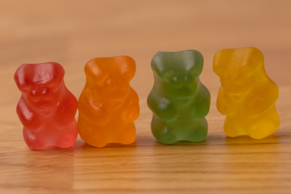 Four gummies