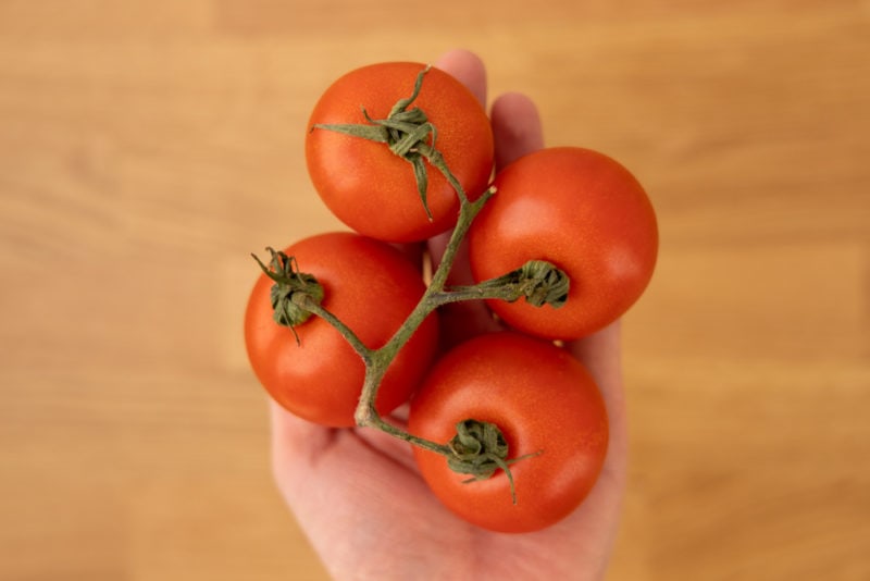 Four tomatoes