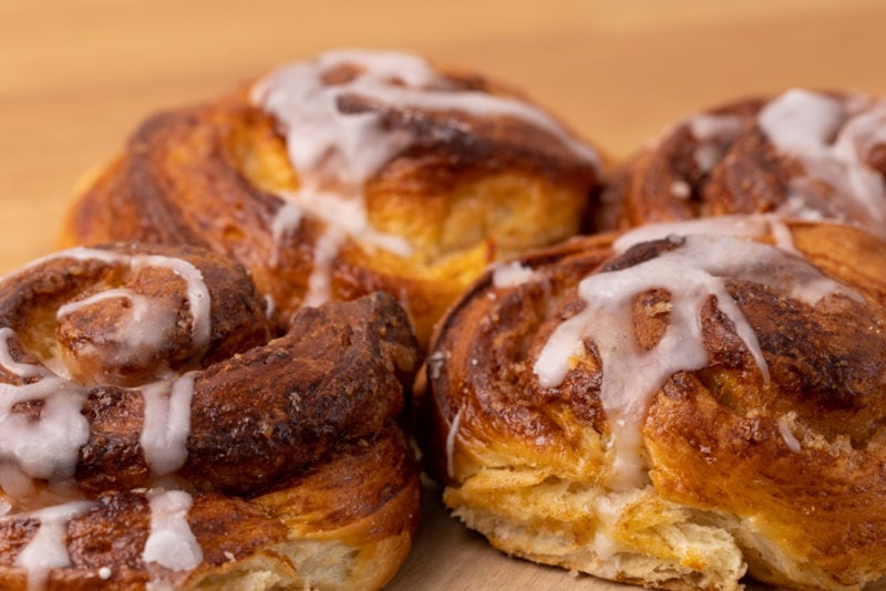 Fresh cinnamon rolls