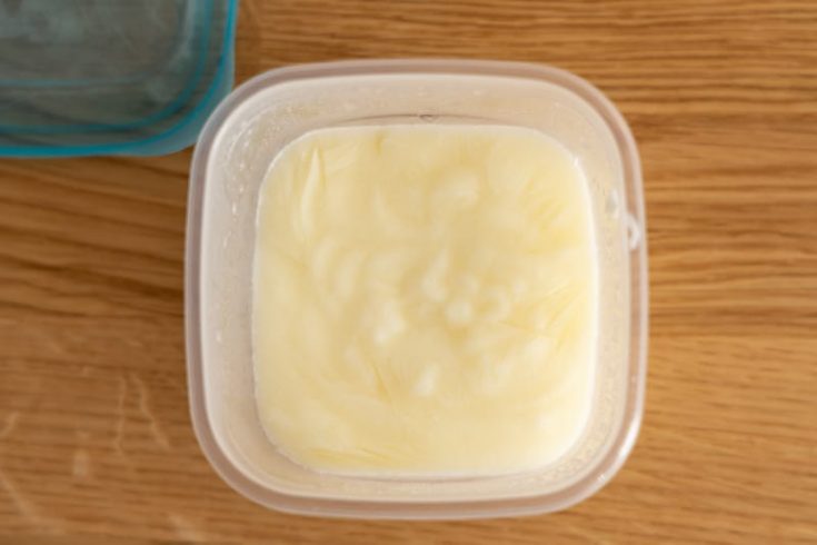 Frozen sour cream