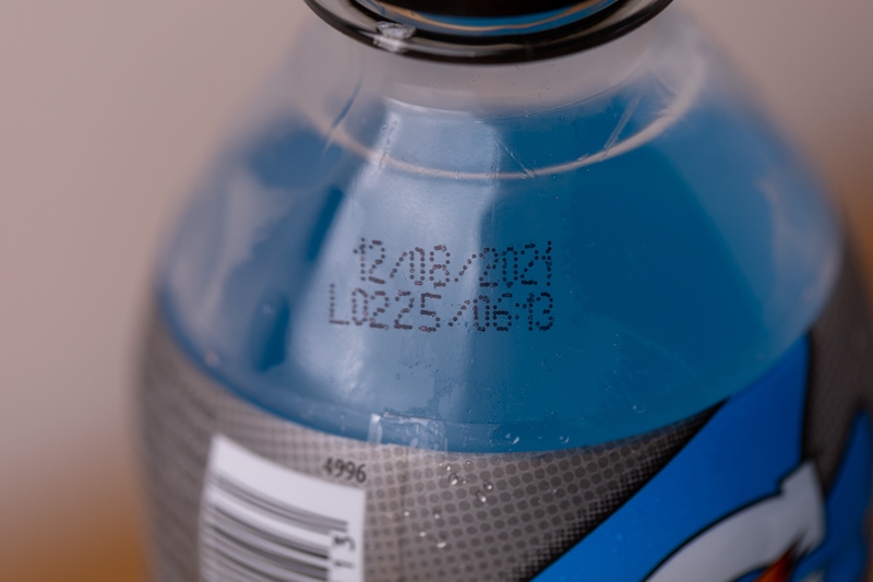 Gatorade: best-by-date