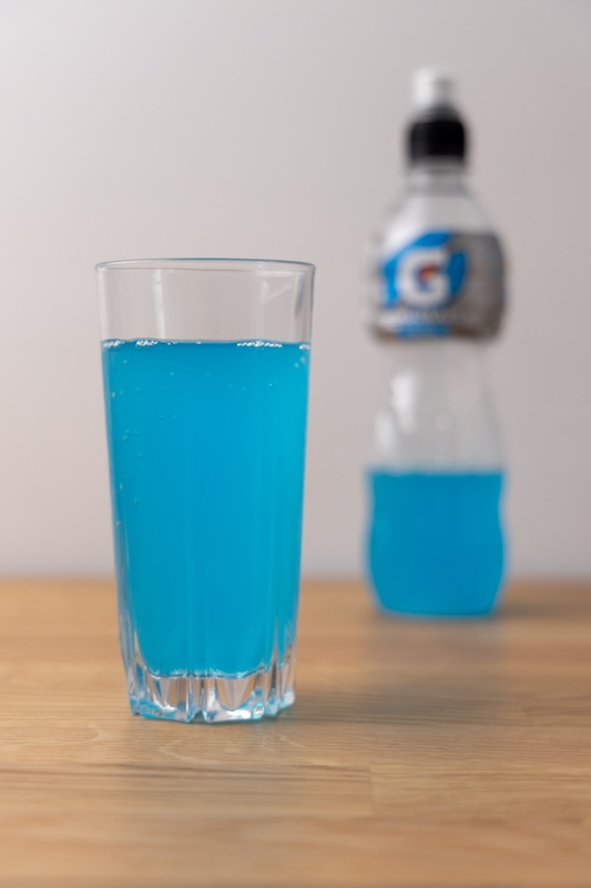 Gatorade in glass