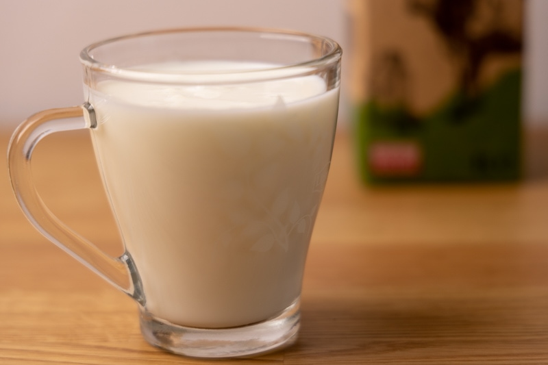 Glass of kefir