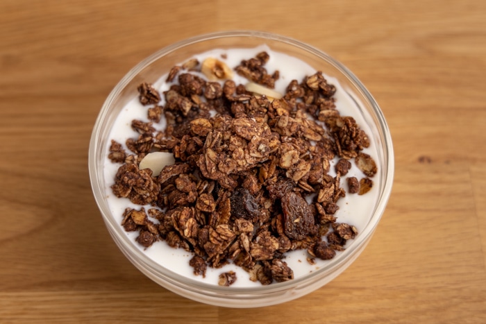 Yogurt with granola