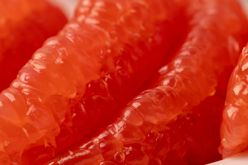 Grapefruit closeup