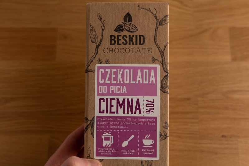 Hot chocolate carton