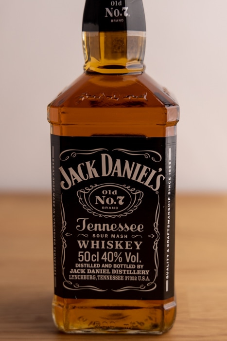Jack Daniel's whiskey bottle