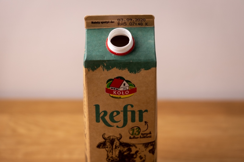 Kefir carton