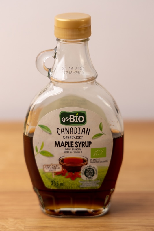 Maple syrup bottle