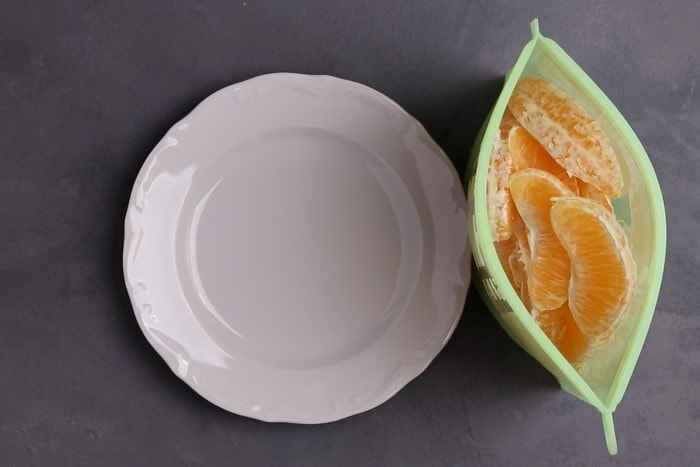  Orange segment i fryspåse