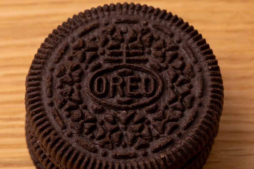 Oreo cookie closeup