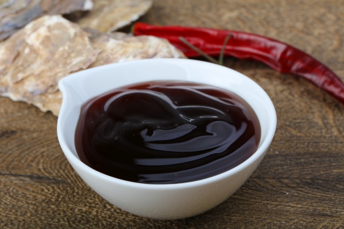 Oyster sauce in a bowl