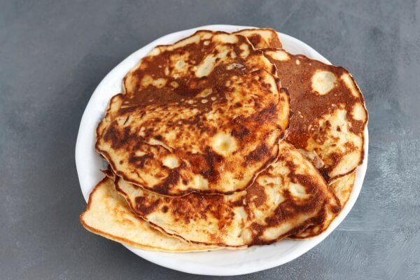 Tortitas hechas con requesón descongelado