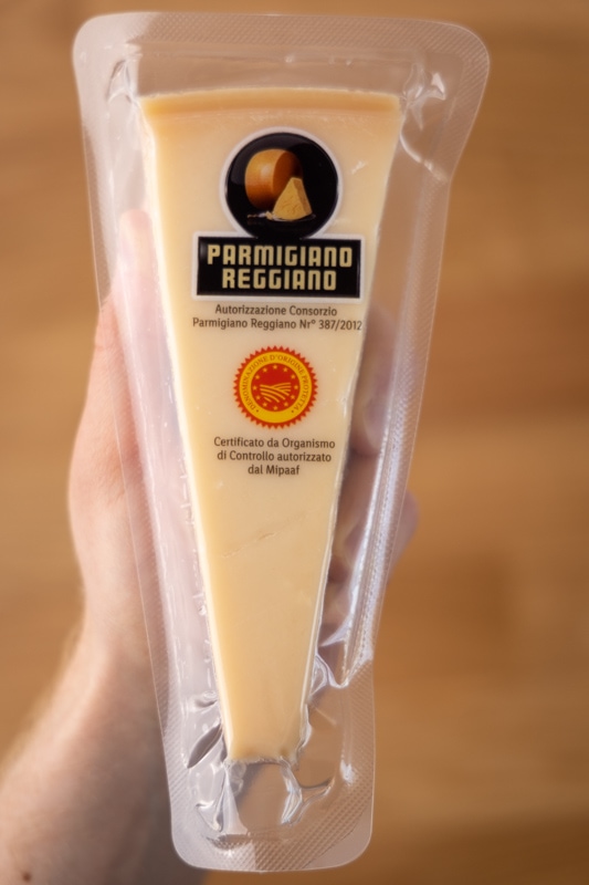 Parmesan in hand