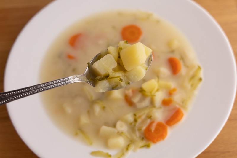 Polish pickle soup