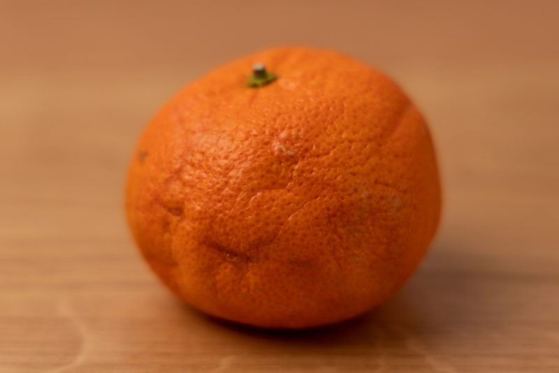 Shriveling tangerine